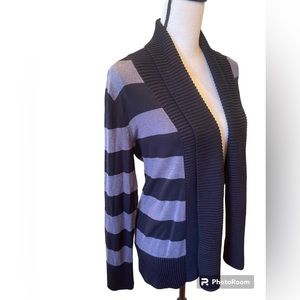 EUC INC Striped Cardigan Size L